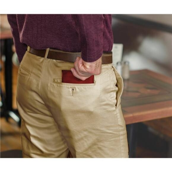 Wonder Wallet Amazing Slim RFID Wallet As Seen on TV Black Leather Wonder Wallet - Picture 4 of 7